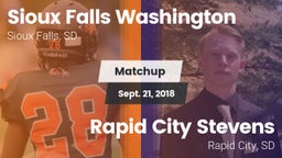 Matchup: Sioux Falls vs. Rapid City Stevens  2018