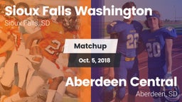 Matchup: Sioux Falls vs. Aberdeen Central  2018