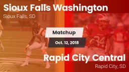 Matchup: Sioux Falls vs. Rapid City Central  2018