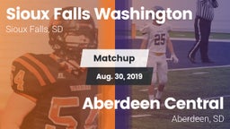 Matchup: Sioux Falls vs. Aberdeen Central  2019