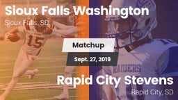 Matchup: Sioux Falls vs. Rapid City Stevens  2019