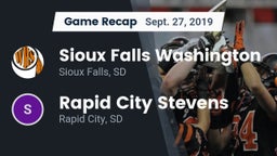 Recap: Sioux Falls Washington  vs. Rapid City Stevens  2019