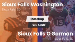 Matchup: Sioux Falls vs. Sioux Falls O'Gorman  2019