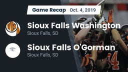 Recap: Sioux Falls Washington  vs. Sioux Falls O'Gorman  2019
