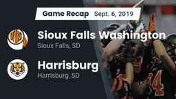Recap: Sioux Falls Washington  vs. Harrisburg  2019