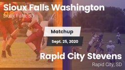 Matchup: Sioux Falls vs. Rapid City Stevens  2020