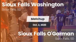 Matchup: Sioux Falls vs. Sioux Falls O'Gorman  2020