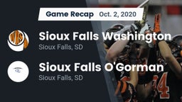 Recap: Sioux Falls Washington  vs. Sioux Falls O'Gorman  2020