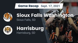 Recap: Sioux Falls Washington  vs. Harrisburg  2021