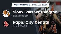 Recap: Sioux Falls Washington  vs. Rapid City Central  2023