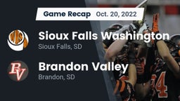 Recap: Sioux Falls Washington  vs. Brandon Valley  2022