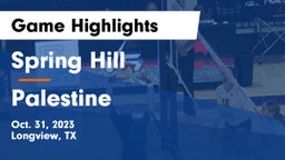 Spring Hill  vs Palestine Game Highlights - Oct. 31, 2023