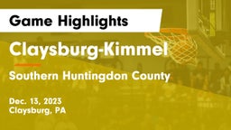 Claysburg-Kimmel  vs Southern Huntingdon County  Game Highlights - Dec. 13, 2023