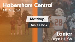 Matchup: Habersham Central vs. Lanier  2016