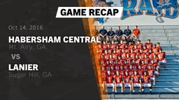 Recap: Habersham Central vs. Lanier  2016