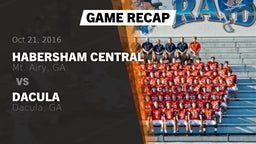 Recap: Habersham Central vs. Dacula  2016