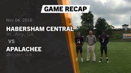 Recap: Habersham Central vs. Apalachee  2016