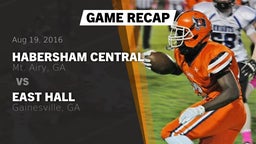 Recap: Habersham Central vs. East Hall  2016