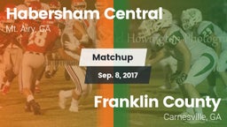 Matchup: Habersham Central vs. Franklin County  2017