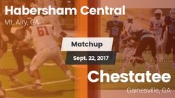 Matchup: Habersham Central vs. Chestatee  2017