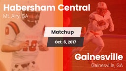 Matchup: Habersham Central vs. Gainesville  2017