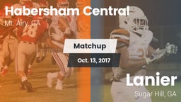 Matchup: Habersham Central vs. Lanier  2017