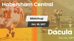 Matchup: Habersham Central vs. Dacula  2017
