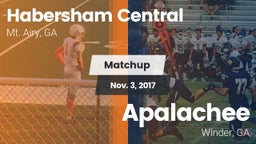 Matchup: Habersham Central vs. Apalachee  2017