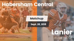 Matchup: Habersham Central vs. Lanier  2018