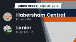 Recap: Habersham Central vs. Lanier  2018