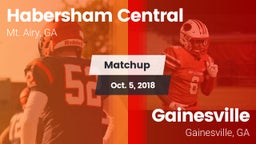 Matchup: Habersham Central vs. Gainesville  2018