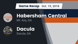 Recap: Habersham Central vs. Dacula  2018