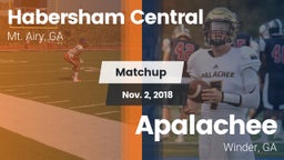 Matchup: Habersham Central vs. Apalachee  2018