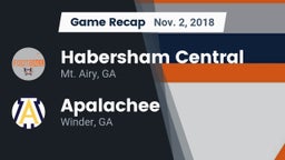Recap: Habersham Central vs. Apalachee  2018