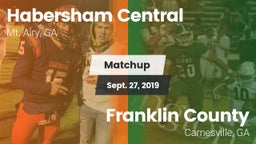 Matchup: Habersham Central vs. Franklin County  2019
