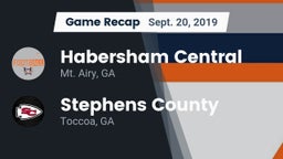 Recap: Habersham Central vs. Stephens County  2019