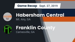 Recap: Habersham Central vs. Franklin County  2019