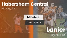 Matchup: Habersham Central vs. Lanier  2019
