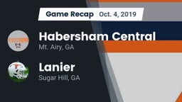 Recap: Habersham Central vs. Lanier  2019