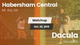 Matchup: Habersham Central vs. Dacula  2019