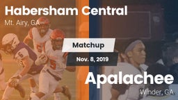 Matchup: Habersham Central vs. Apalachee  2019