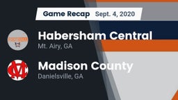 Recap: Habersham Central vs. Madison County  2020