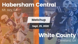 Matchup: Habersham Central vs. White County  2020
