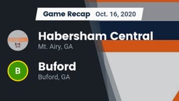 Recap: Habersham Central vs. Buford  2020