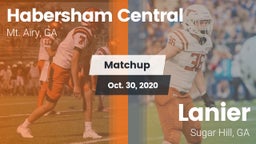 Matchup: Habersham Central vs. Lanier  2020
