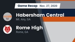 Recap: Habersham Central vs. Rome High 2020