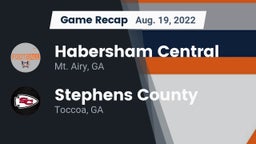 Recap: Habersham Central vs. Stephens County  2022