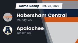 Recap: Habersham Central vs. Apalachee  2022