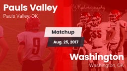 Matchup: Pauls Valley High vs. Washington  2017
