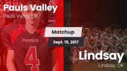 Matchup: Pauls Valley High vs. Lindsay  2017